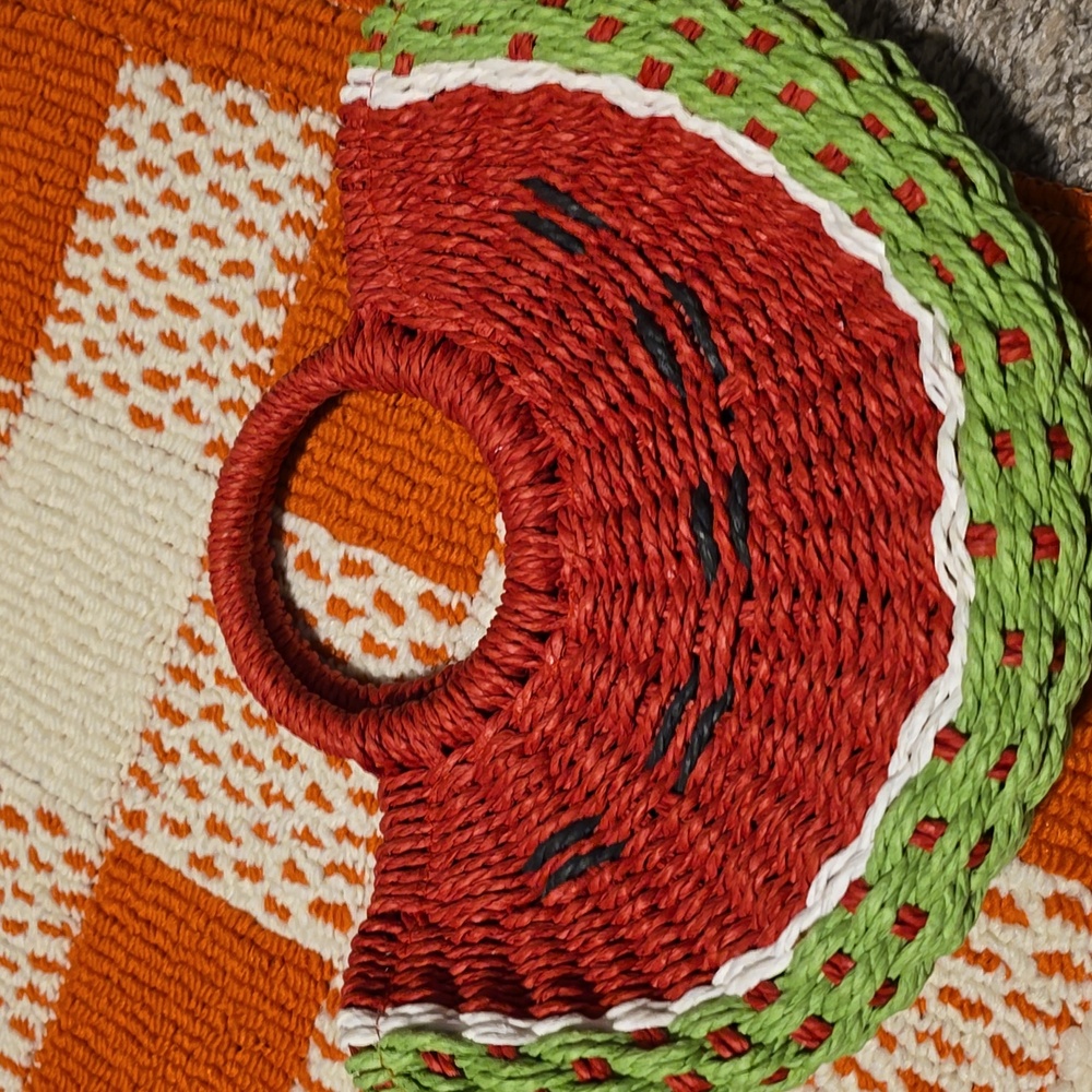 Watermelon Straw Bag